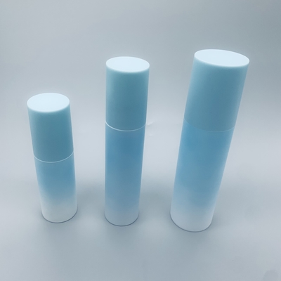 Mavi Plastik Havasız Kozmetik Havasız Serum Pompa Şişeleri 30 50 100 150 200 ML