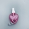 Anahtarlık ile Mini Kalp Yaprak Şekli Kozmetik PET Şişe El Dezenfektanı